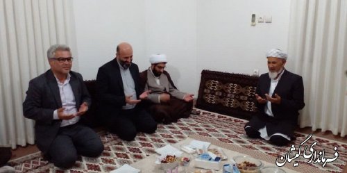 دیدار عیدانه سید علی مهاجر معاون سیاسی امنیتی اجتماعی استانداری گلستان با امام جمعه شهرستان گمیشان