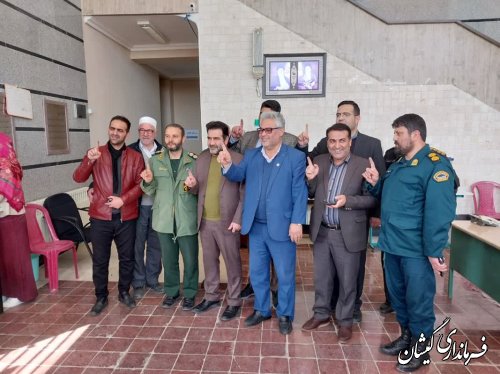 اخذ رای در 56 شعبه انتخاباتی گمیشان آغاز شد