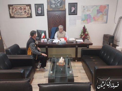  ملاقات مردمی فرماندار شهرستان گمیشان برگزار شد