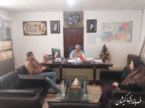  ملاقات مردمی فرماندار شهرستان گمیشان برگزار شد