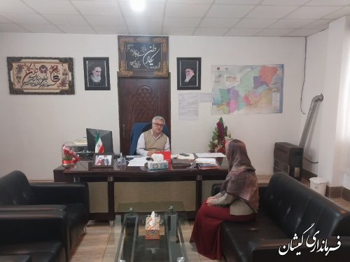  ملاقات مردمی فرماندار شهرستان گمیشان برگزار شد