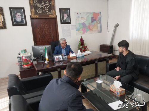  ملاقات مردمی فرماندار شهرستان گمیشان برگزار شد