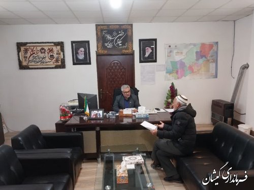 ملاقات مردمی فرماندار شهرستان گمیشان برگزار شد