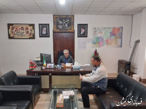 ملاقات مردمی فرماندار شهرستان گمیشان برگزار شد