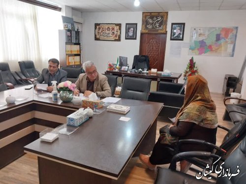 ملاقات مردمی فرماندار شهرستان گمیشان برگزار شد