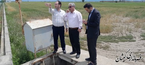 پیگیری و بازدیدهای مستمر فرماندار گمیشان برای تکمیل چاههای آب شرب شهرستان