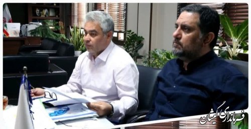 نشست فرماندار گمیشان با رئیس سازمان مدیریت برنامه ریزی استان