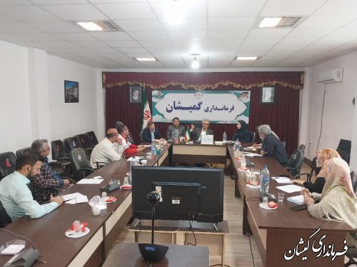 جلسه ستاد توسعه گردشگری و ساماندهی سواحل در شهرستان گمیشان برگزار شد