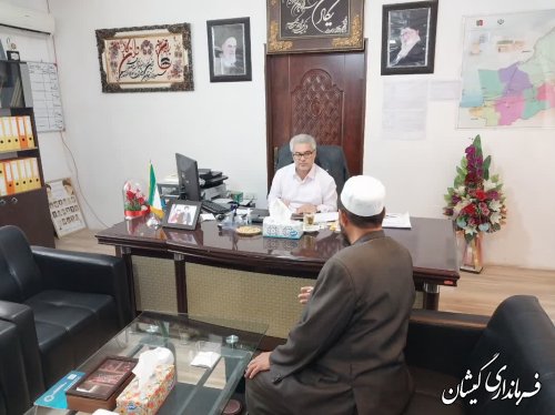 ملاقات مردمی فرماندار شهرستان گمیشان برگزار شد