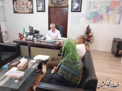 ملاقات مردمی فرماندار شهرستان گمیشان برگزار شد