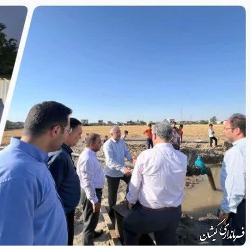 پایش مستمر فرماندار گمیشان از وضعیت پروژه های حوزه آب شرب شهرستان 