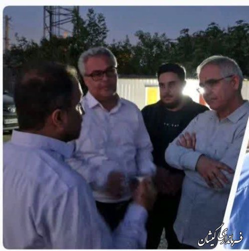 پایش مستمر فرماندار گمیشان از وضعیت پروژه های حوزه آب شرب شهرستان 