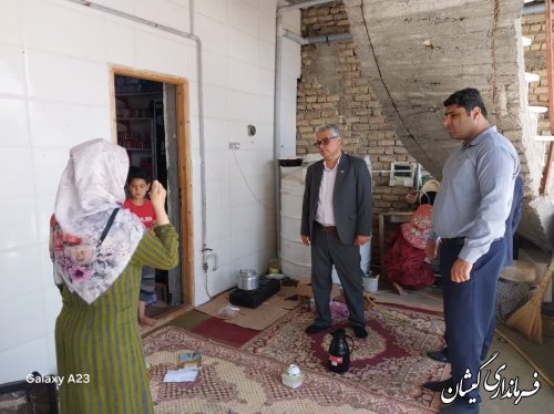 بازدید سرزده فرماندار گمیشان از وضعیت آب شرب روستای چارقلی