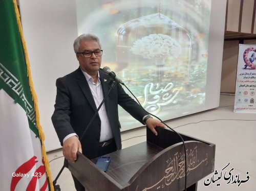 جشن ازدواج ۱۰ زوج جوان در شهرستان گمیشان برگزار شد 