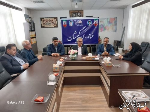 آیین تکریم و معارفه رئیس اداره‌ صنعت و معدن و تجارت شهرستان گمیشان برگزار شد