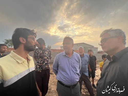  مرمت و بازسازی مخزن روستای کله پست شروع شد