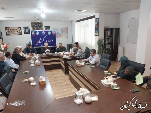 جلسه هماهنگی و برنامه ریزی محلات اسلامی در شهرستان گمیشان  برگزار شد