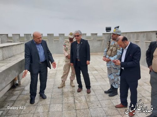 بازدید فرماندار گمیشان از پاسگاه مرزی مختوم قلی