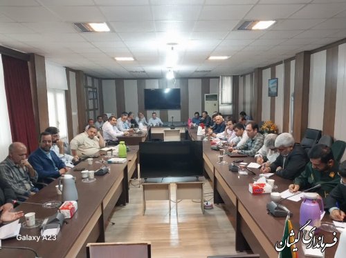 برگزاری پنجمین جلسه شورای اداری شهرستان گمیشان